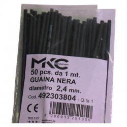 GUAINA NERO 2,4MM 1 MT MKC...