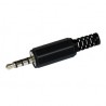 JACK SPINA 3,5 MM A 4 CONTATTI CON GUIDACAVO