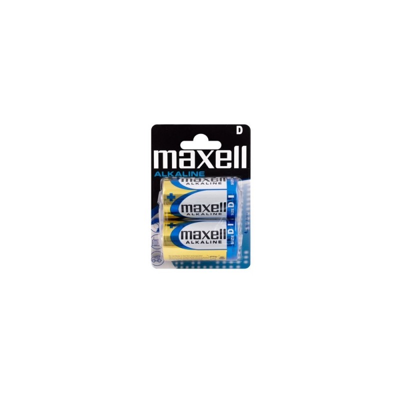 Batteria D MAXELL alk. 2 pc.blister LR20