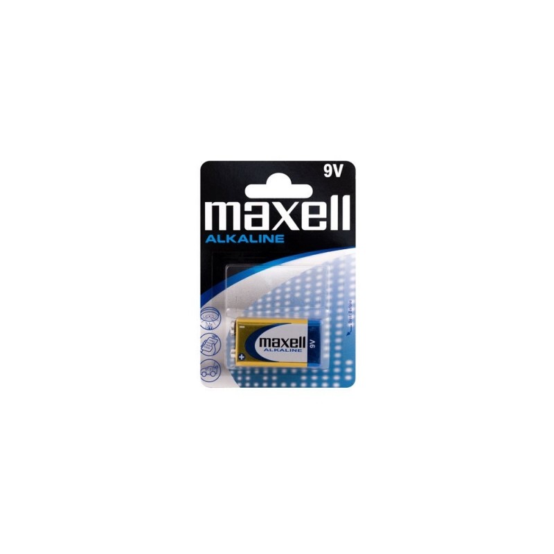 Batteria 9v MAXELL alk. 1 pc.blister 6LR61