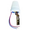 INTERRUTTORE CREPUSCOLARE, 10A, REGOLAZIONE 5-50 LUX, 220V, 1200W max, IP44