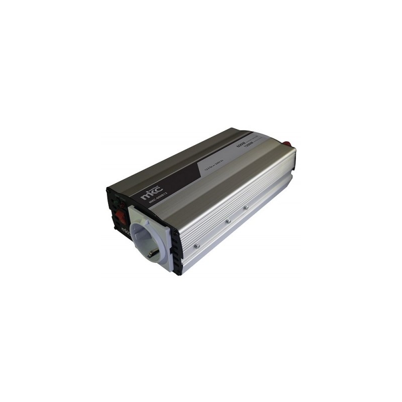 INVERTER 12DC 230VCA 600W SOFTSTART ONDA SINUSOIDALE MODIFICATA MKC POWER MKC-600B12