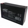 BATTERIA 6V 12A TERMINALE FASTON 4.8MM MKC MKC6120